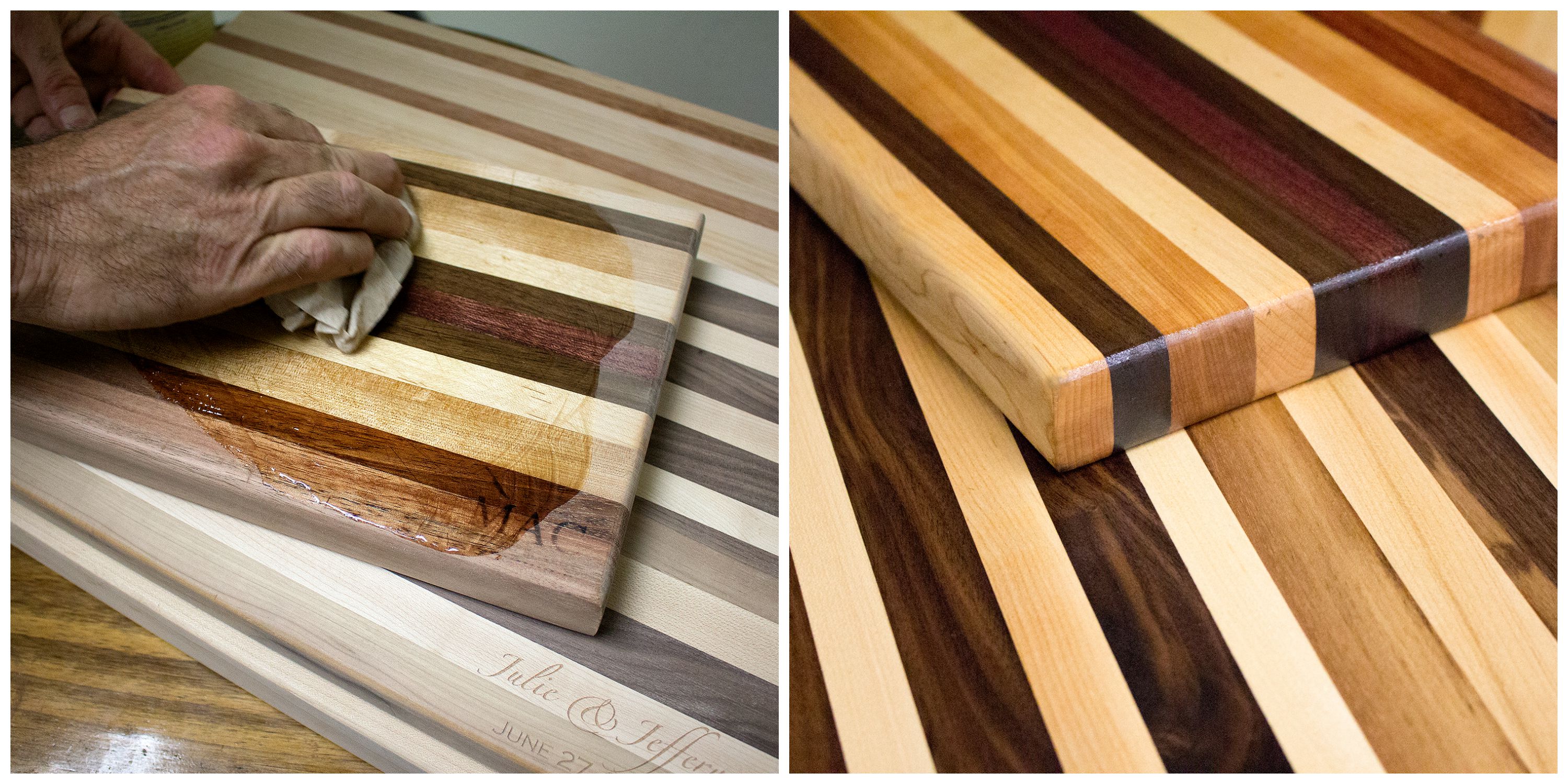 making a wooden cutting board byronbay directory